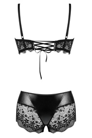 Komplet biustonosz + szorty Beauty Night Charm set BN6743 black