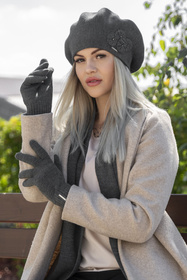 Rękawiczki Vivisence 7204 ciemnoszary