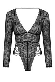 Body sexy Obsessive Merlys teddy czarny