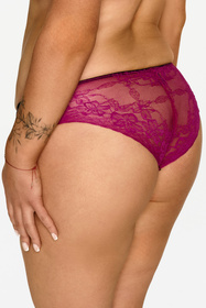 Lupo 2615 figi klasyczne z gładkiej mikrofibry fuksja