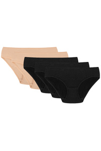 Figi Vivisence 4003 5-pack beżowy/beżowy/czarny/czarny/czarny