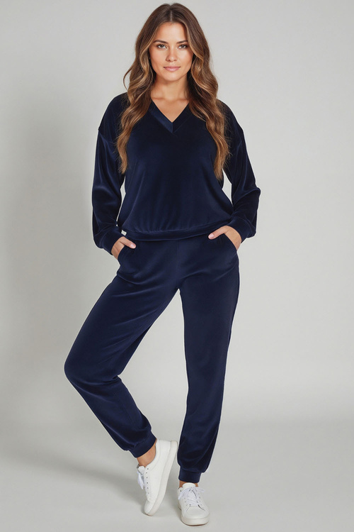 Komplet bluza+spodnie Vivisence 9202kmpl granatowy