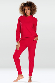 Bluza nierozpinana Dkaren Seattle czerwony