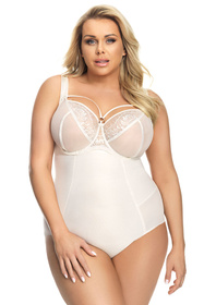 Gorsenia K148 Sanremo Body wyszczuplające, śmietanowy