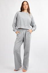 Komplet bluza+spodnie Dkaren DK-K-B23 szary