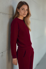 Bluza nierozpinana Vivisence 9004 bordowy