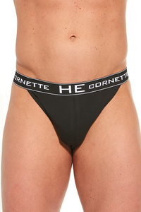 Slipy Cornette Tanga High Emotion 501/02 czarny