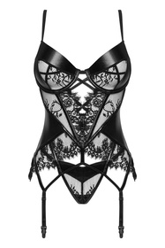 Gorset sexy Beauty Night Leonela corset BN6738 black