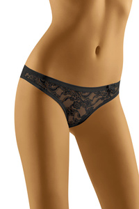 Wol-Bar Soft Pretty 3-pak Majtki figi, czarny