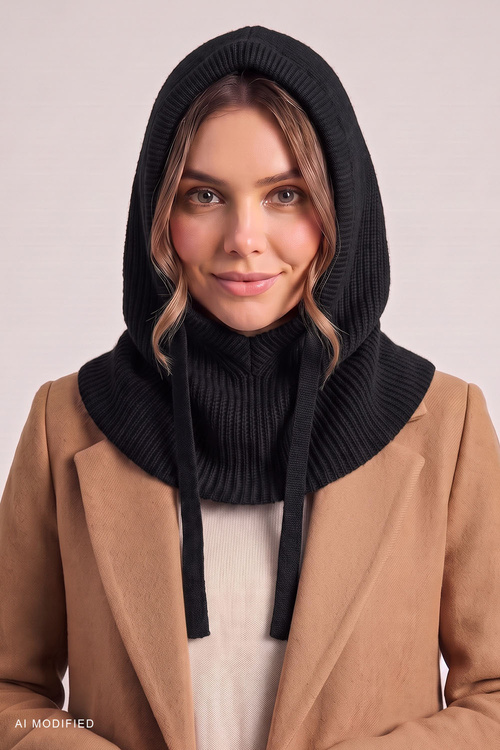 Vivisence 70131 kaptur balaclava, czarny