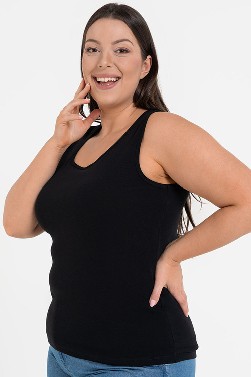 Moraj BD1000 300 MAXI koszulka na ramiączkach bawełniana black