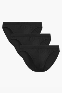 Atlantic 3BMP-016 slipy męskie 3-pack z bambusem, czarny