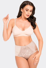 Majtki wysokie figi Babell BBL 198 beżowy 