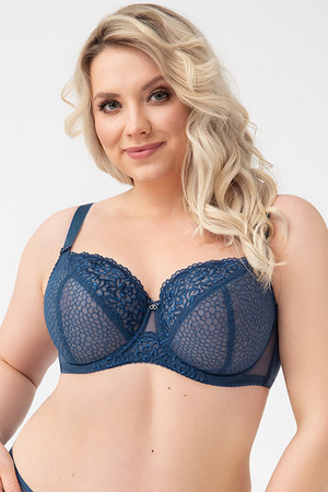 Gorsenia K728 Edith Biustonosz miękki, niebieski