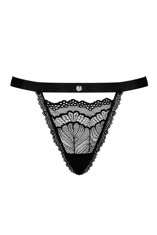 Obsessive Isabellia thong Majtki stringi, czarny