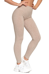Moraj RDL2300-005 legginsy ocieplane, miękki meszek beige