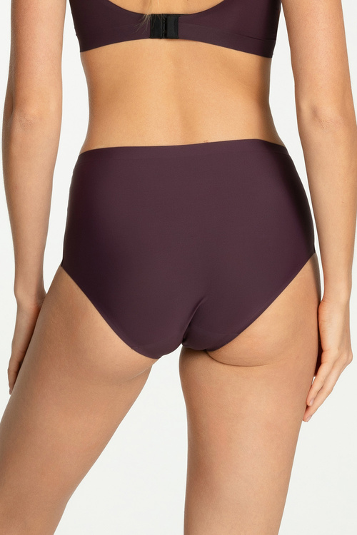 Wysokie figi Julimex Simple Maxi dark plum