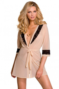 Nocna peniuar Casmir Daisy peignoir beige