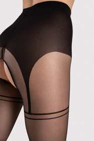 Wyrób pończoszniczy rajstopy Fiore Delight 20 DEN O5037 black  