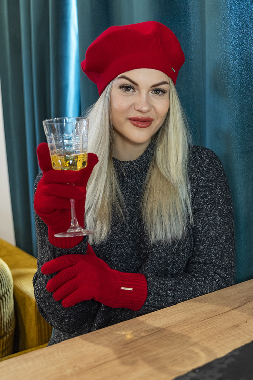 Rękawiczki Vivisence 7202 czerwony