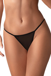 Obsessive Luiza thong Majtki stringi, czarny
