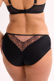 Gaia 1312P Imani figi klasyczny, wygodny krój czarno-beżowy