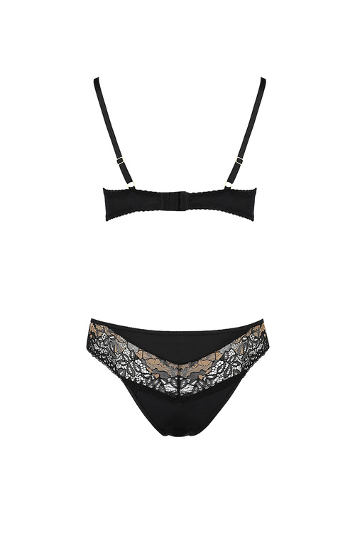 Nocna komplet biustonosz + stringi Casmir Divine bikini black