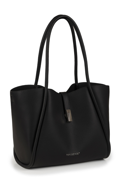 Vivisence T0021 torebka na ramię z klapką na magnes black