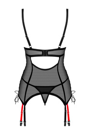 Gorset sexy Obsessive Glandez corset czarny