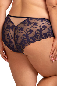 Nessa Ana N01 figi koronkowe, klasyczny krój granat