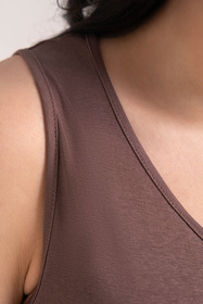 Moraj BD1000 300 MAXI koszulka na ramiączkach bawełniana light brown