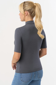 Bluzka klasyczna Babell Layla stalowy