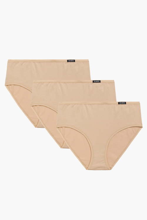 Atlantic 3BLP-603 figi 3 pack z wysoką talią biały