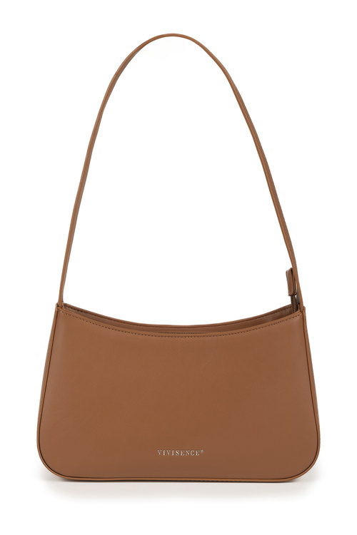 Vivisence T0020 torebka na ramię z zamkiem brown