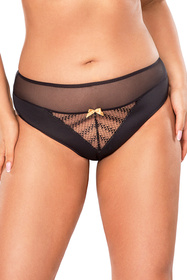 Vivisence 1053W Majtki wysokie figi, czarny