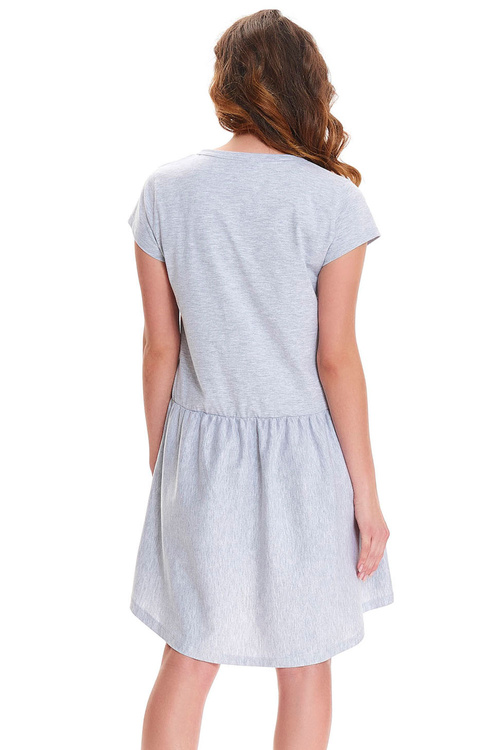 Doctor Nap TCB.9445 Nocna koszula, grey melange