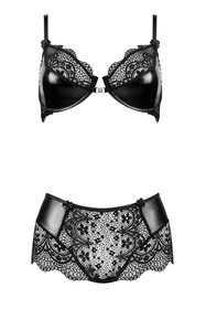 Komplet biustonosz + szorty Beauty Night Charm set BN6743 black
