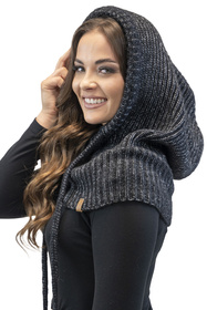 Kaptur balaclava Vivisence 70102 czarny