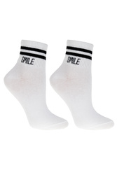 Moraj CSL200-898 skarpetki za kostkę bawełniane biały