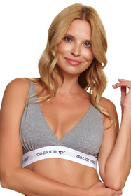 Biustonosz sportowy Doctor Nap BRA.4160 dark grey