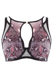 Biustonosz miękki Unikat Zuma czarny-wzór 