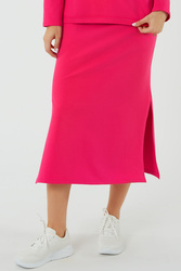 Spódnica Italian Fashion Stella maxi fuksja