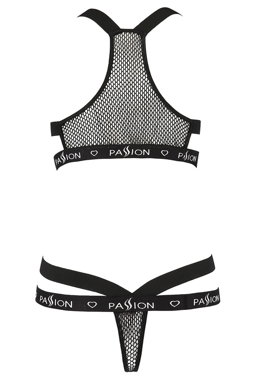 Komplet biustonosz + stringi Passion Arin set black