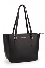 Vivisence T0017 torebka na ramię z zamkiem black