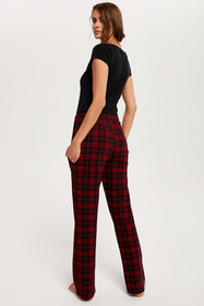 Italian Fashion Ordesa dł.sp. Nocna spodnie, druk/czerwony