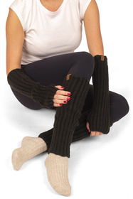 Rękawiczki dzianinowe Vivisence 7217 czarny