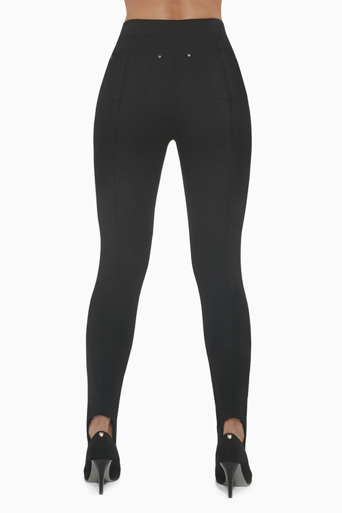 Bas Bleu Synthia Legginsy klasyczne, black