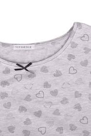 Piżama Vivisence 2023 szary