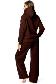 Komplet bluza+spodnie Dkaren DK-K-B9 czekolada