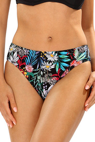 Lorin L2526/3 bikini na fiszbinach z klasycznymi figami czarny/wzór